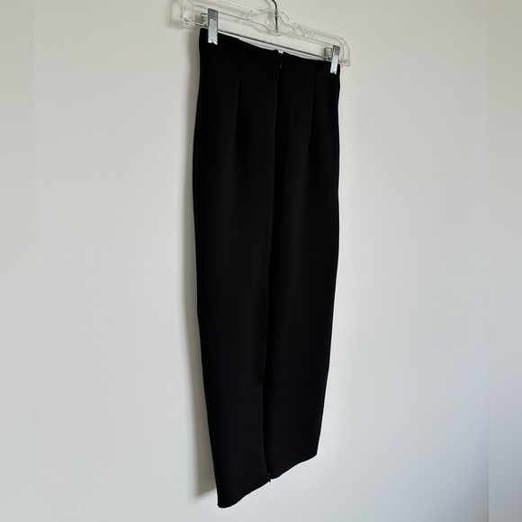 H&M Pencil Skirt Stretchy Black Midi Slip Skirt Size 2 Great Condition - Picture 7 of 11